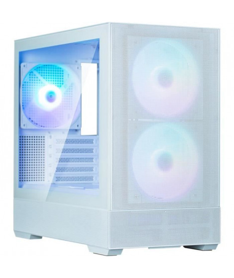 Boîtier PC Mini Tour sans alim - ZALMAN P30 AIR (Blanc) - Micro ATX/Mini-ITX - 3x140mm A-RGB - Mesh - USB-C/3.0/HD Audio