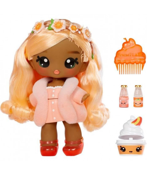Yummiland - Grande poupée 25 cm a coiffer et câliner - Animal de compagnie + baumes a levre parfumé - Pia - Des 4ans