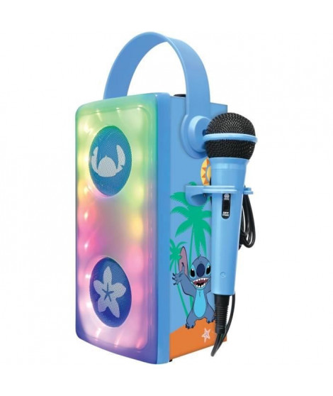 Puissante enceinte Bluetooth  lumineuse Stitch avec micro