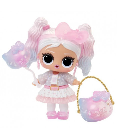 L.O.L. Surprise - Tots Hello Kitty  - 1 poupée de 7,5cm - Accesoires et sticker - Aléatoire (2 modeles)