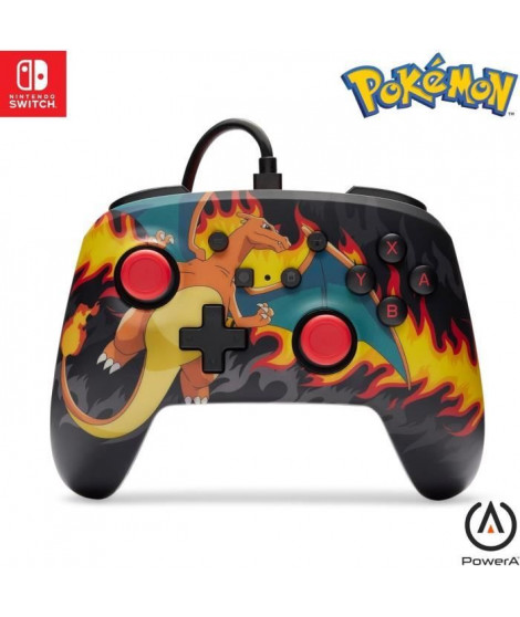 Manette Filaire - POWER A - Nintendo Switch - Charizad Firestorm