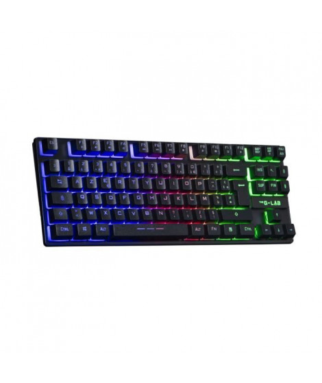 Clavier Gamer - The G-Lab - KEYZ CAESIUM TKL WIRELESS - sans fil - azerty - Noir