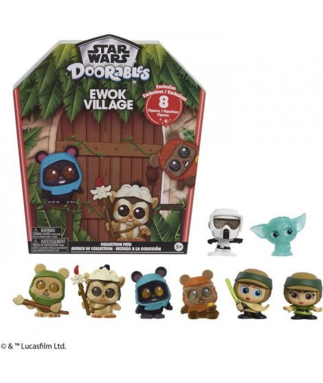 Figurines a collectionner - STAR WARS - Coffret Collector Ewok - 8 figurines exclusives, a partir de 5 ans