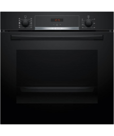 Four ecoclean - BOSCH SER4 - HQA534BB3F - Noir - 8 modes de cuisson - 59,5 x 59,4 x 54,8 cm