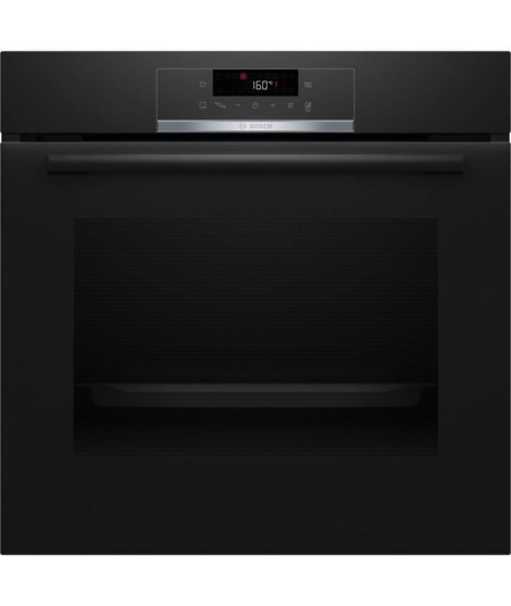 Four pyrolyse Softclose - BOSCH  SER4 - HQG572BB3F - Noir - 8 modes de cuisson - 59,5 x 59,4 x 54,8 cm