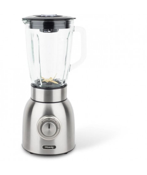 Blender - H.Koenig - MXK32 - 1000 W - 1,5 L - Lame titane - 2 vitesses + Pulse