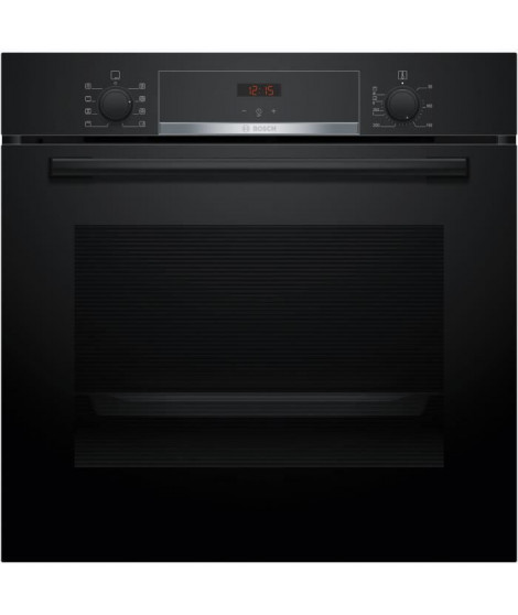 Four encastrable EcoClean - BOSCH SER4 - HBA553BA3F - Noir - 71 L - Classe énergie A+ - 59,5 x 59,4 x 54,8 cm