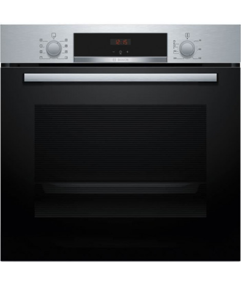 Four encastrable Ecoclean - BOSCH SER4 - Inox - 71 L - Classe énergie A+ - 59,5 x 59,4 x 54,8 cm