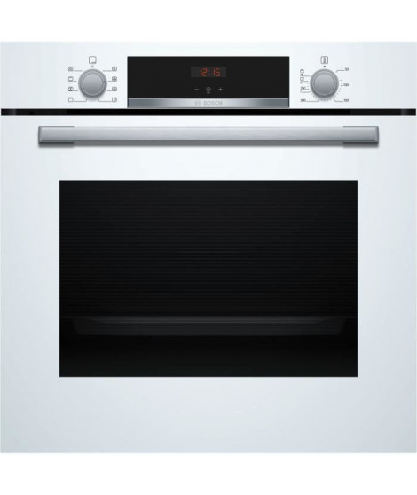 Four encastrable Ecoclean -BOSCH SER4 - HBA553BV3F - Blanc - 71 L - Classe énergie A+ - 59,5 x 59,4 x 54,8 cm