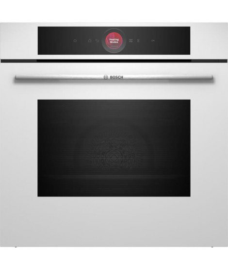Four multifonction pyrolyse Softclose - BOSCH SER8 - HBG7741W1F - Blanc - 71 L - Classe énergie A+ - 59,5 x 59,4 x 54,8 cm