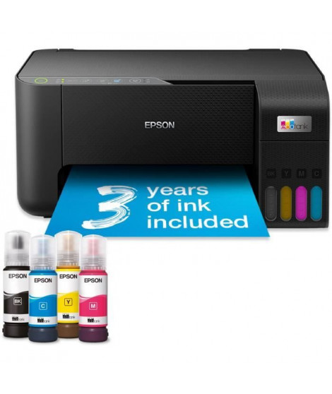 Imprimante multifonction - Epson - EcoTank ET-2862 - Wi-Fi - Réservoirs d'encre - Jusqu'a 3 ans d'encre incluse