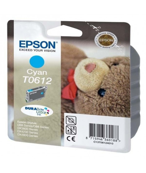 Epson T0612 Cartouche d'encre Cyan