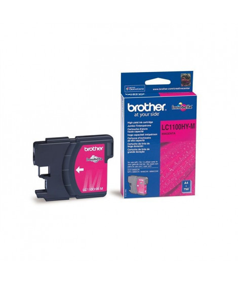 BROTHER Cartouche d'encre LC-1100 - Magenta - Haute capacité - 16ml - 750 pages