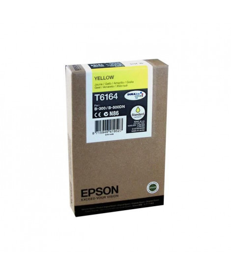 EPSON Pack de 1 Cartouche T6164 - Jaune - Standard 53ml