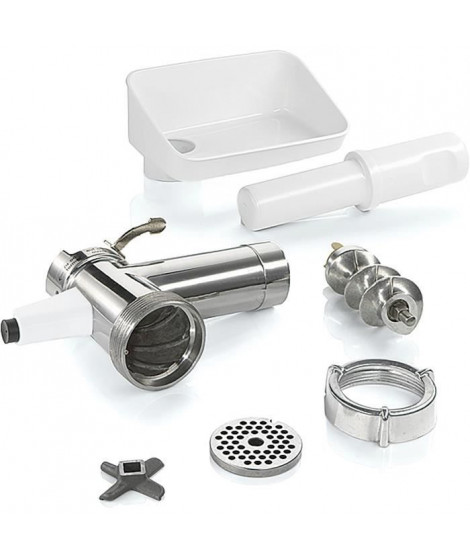 Accessoire hachoir a viande - BOSCH - MUZS2FWW - Blanc - Acier satin