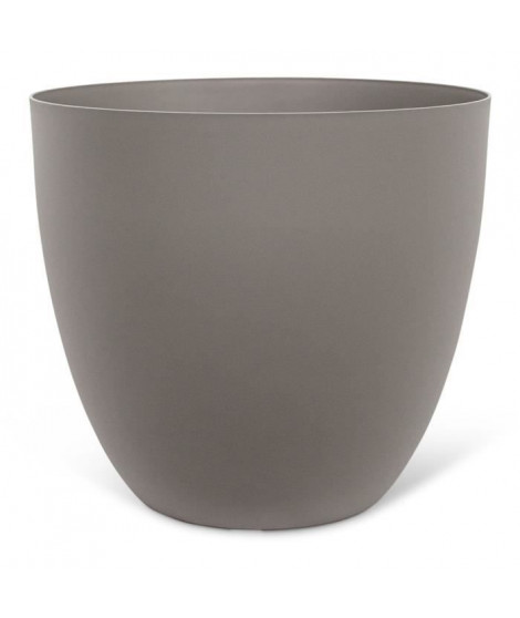 Pot de fleurs - GARDEN ID - Phoenix Taupe - 48 x 42 cm - 100% Recyclé et Recyclable - Résistant au Gel et UV - Pour Extérieur