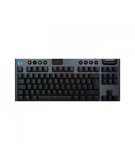 Clavier gamer - sans fil - Logitech G - G915 TKL X - Switch tactile  - AZERTY - Noir