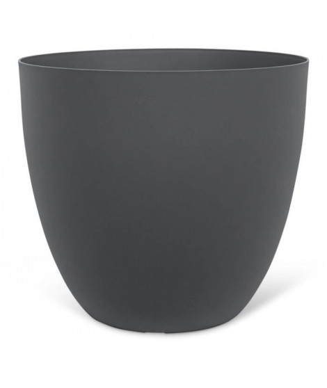 Pot de fleurs - GARDEN ID - Phoenix Anthracite - 48 x 42 cm - 100% Recyclé et Recyclable - Résistant au Gel et UV - Pour Exté…