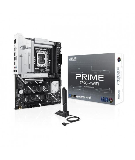 Carte mere - ASUS - PRIME Z890-P WIFI - DDR5 SDRAM - Wi-Fi intégrée - Multiples ports USB
