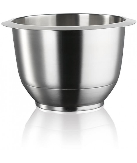Bol inox - BOSCH - MUZ5ER2 - Pour Kitchen machine MUM5 - 3,9 L - Jusqu'a 0,75 kg de farine + autres ingrédients (2 kg max.)