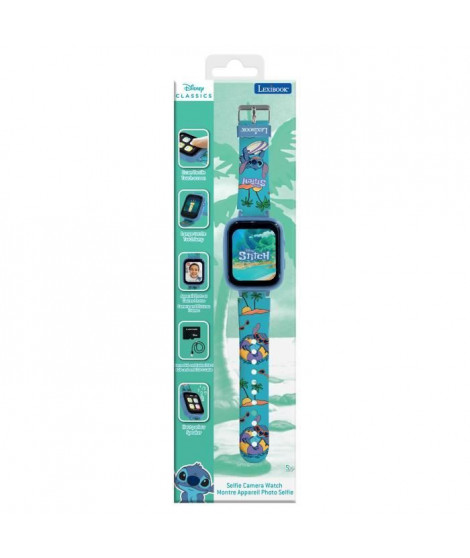 Montre avec écran couleurs Stitch avec camera et carte mémoire de 8 Go