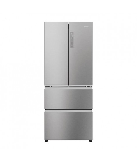Réfrigérateur multi-portes - HAIER - HFR3718ENMM - Classe E - 402 L (262 + 140) - 37 dB - Gris
