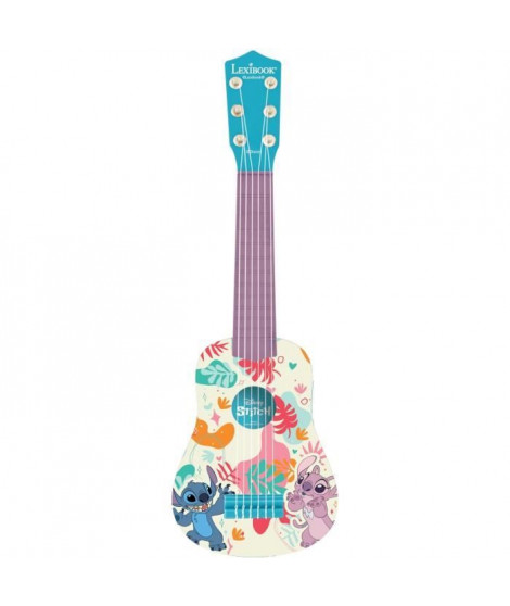Lexibook - Ma Premiere Guitare Stitch - 53cm - Guide d'apprentissage inclus