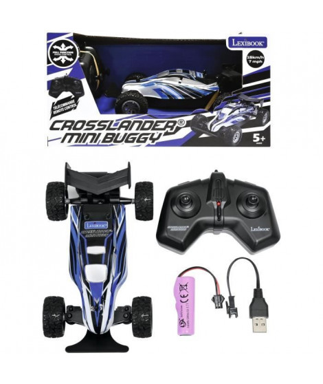 Lexibook - Mini Voiture télécommandée - Buggy Crosslander - Toutes surfaces - Simple d'utilisation