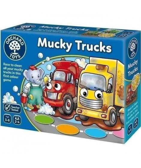 Les camions a nettoyer - Jeu de plateau - ORCHARD