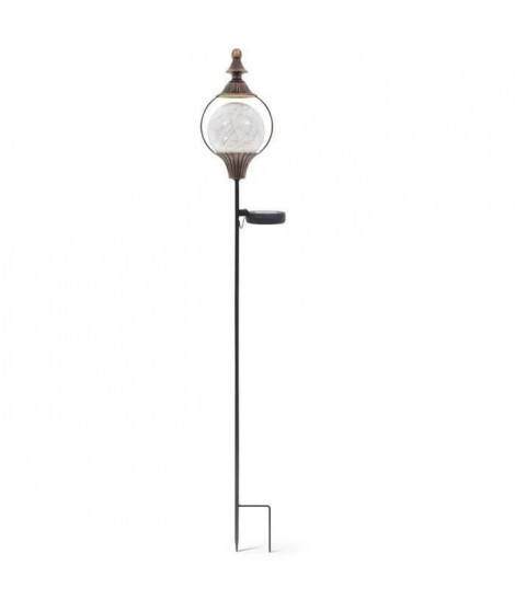 Lanterne solaire - GARDEN ID Royal - H91 cm - Autonomie 6-8h - Bontou on/off - Pile rechargeable AAA.
