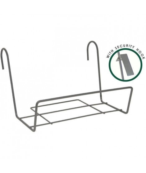 Support Balcon - GARDEN ID - 35 x 15.5 cm - Sécurisé - Taille Pratique - Conception Solide