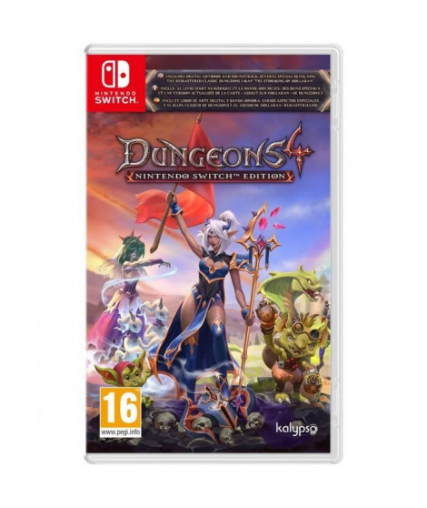 Dungeons 4 - Jeu Nintendo Switch - Edition Deluxe