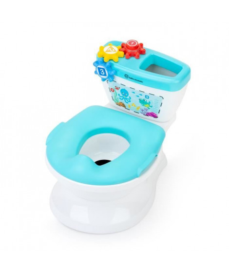 BABY EINSTEIN Pot & Réducteur de Toilette 2 en 1, Systeme innovant d'apprentissage de la propreté, Chasse d'eau avec musique