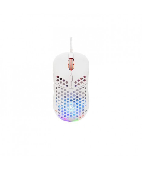 Souris Gamer filaire - The G-Lab - KULT-OXYGEN - RGB - 12800 DPI - Blanc