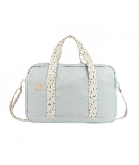 Badabulle Sac a langer Bowling - Grande Contenance 20L - Plan a langer et Attaches-poussette inclus, Gris