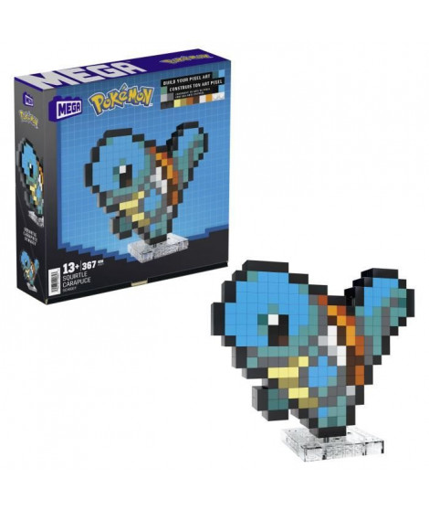 MEGA-Pokémon-Carapuce-Coffret de construction rétro 367 pieces - MEGA Pokémon - HTH77