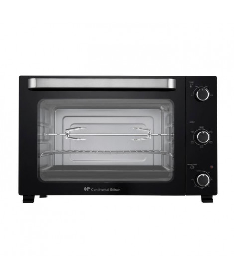 Minifour électrique -Convection naturelle CONTINENTAL EDISON - CEMF60B3 - Noir - L60 x H39 x P 48 cm