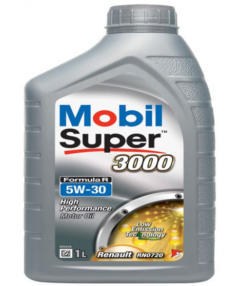 MOBIL Huile-Additif SUPER 3000 Formula-R - Synthetique / 5W30 / 1L
