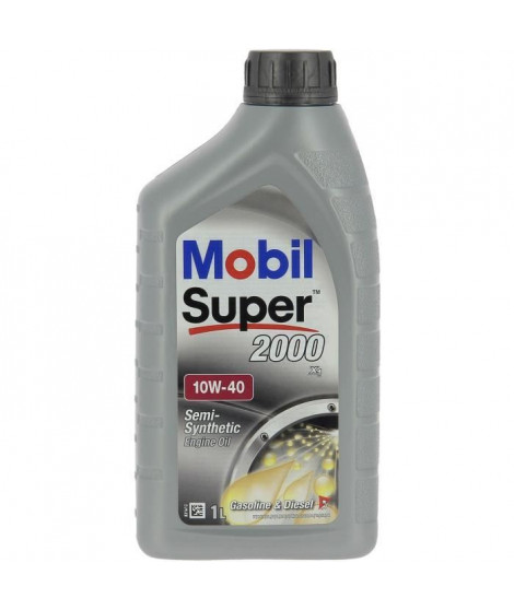 Bidon huile de moteur - MOBIL - S2000 10W40 - 1 L - 4 saisons