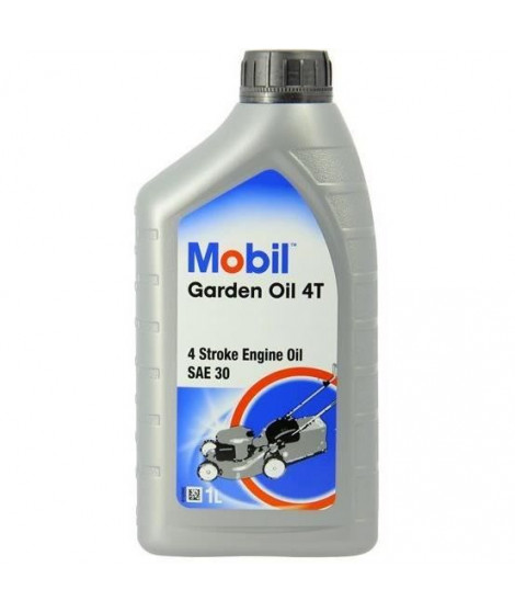 Bidon huile de moteur - MOBIL - M-GARDEN 4T SAE30 - 1 L - 4 saisons