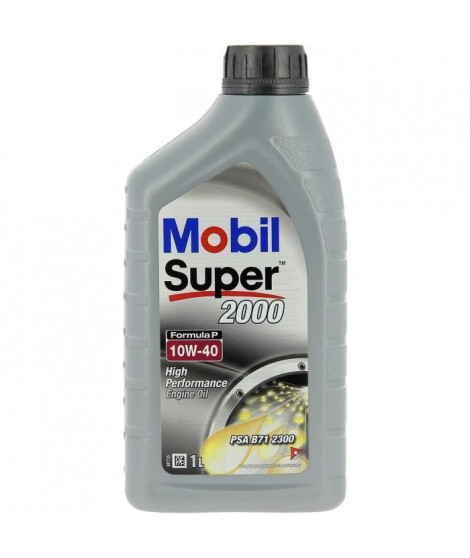 Bidon huile de moteur - MOBIL - S2000 10W40 Formula-P - 1 L - 4 saisons