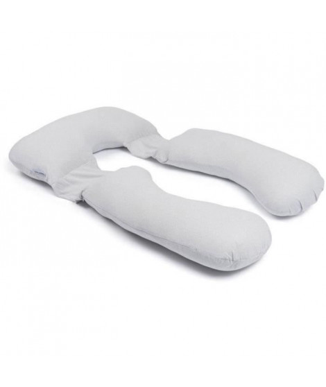 doomoo Coussin de Grossesse et Coussin d'Allaitement Maxxy - Format XXL - Ultra Confortable, Gris