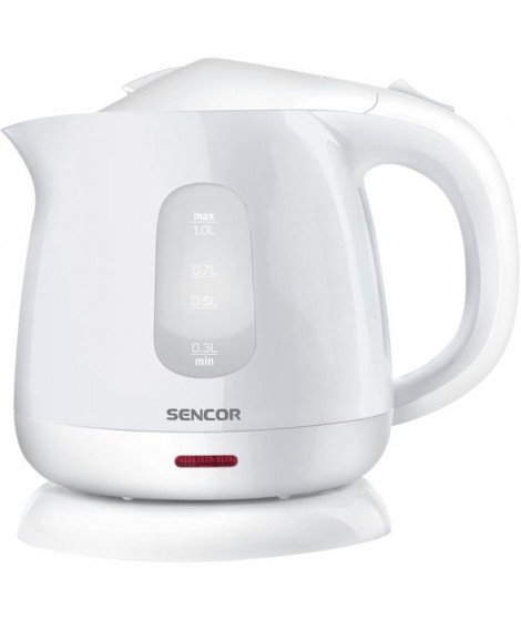Bouilloire - SENCOR - SWK 1010WH - 1100 W - 1 L - Blanc