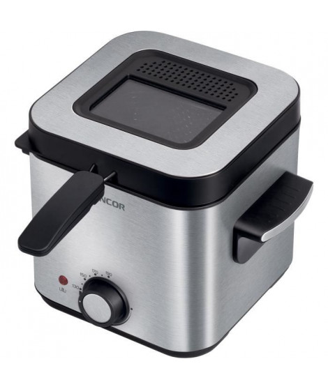 Friteuse - SENCOR - SFR 6200SS - 900 W - 1,5 L - Noir / Acier inoxydable