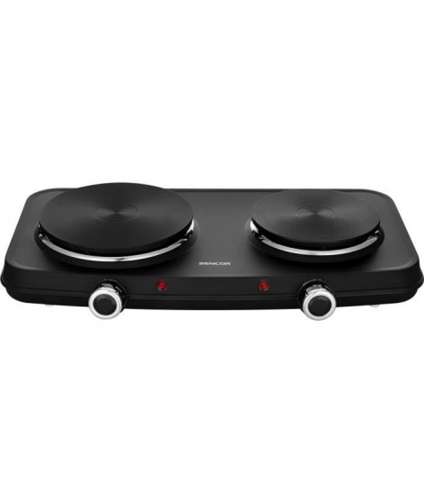 Plaque de cuisson électrique - SENCOR - SCP 2254BK-EUE4 - 2500 W - 2 foyers - Noir