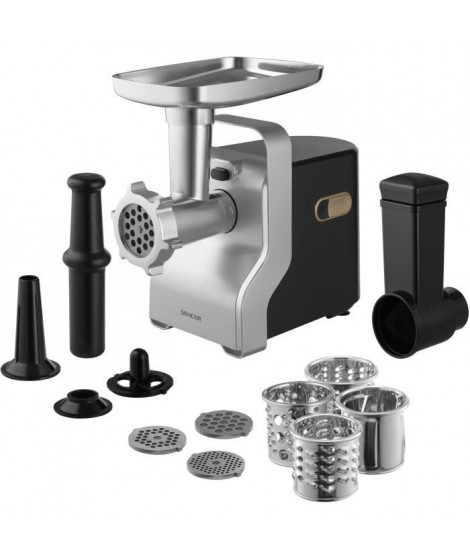 Hachoir a viande - SENCOR - SMG 6400SL - 700 W - Noir / Argent