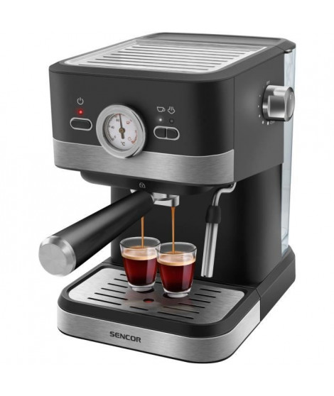 Machine a expresso - SENCOR - SES 1721BK - 1050 W - 20 bars - Noir