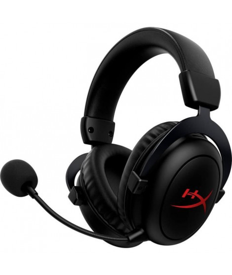 Casque Gamer Sans Fil - HYPERX Cloud Core - PC - Circum-aural - Réduction de bruit - Noir