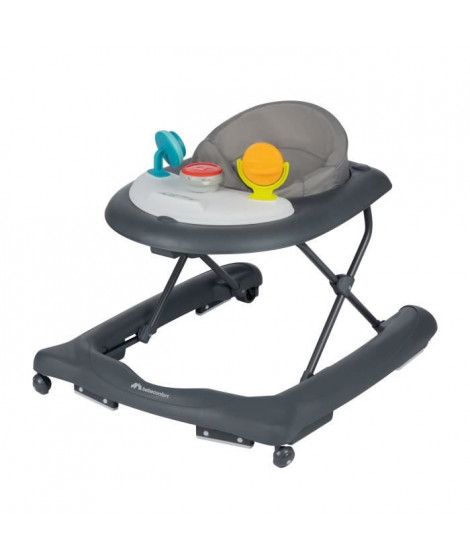 BEBECONFORT EXPLORER Trotteur avec tablette musicale, de 6 a 18 mois (12 kg), Tinted graphite