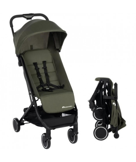 BEBECONFORT SOKO Poussette canne ultra compacte, légere, des la naissance, jusqu'a 15 kg (3-4 ans environ), Mineral green